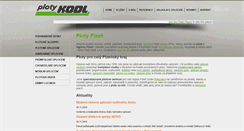Desktop Screenshot of kodl-ploty.cz